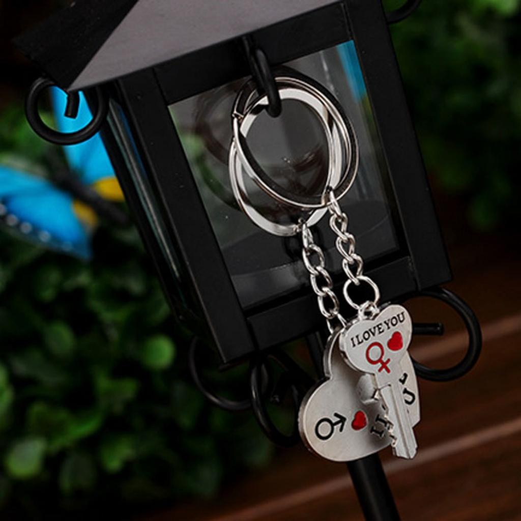 Heart shaped Secret Love English Keychain, Couple's Versatile Keychain, Love Confession Commemorative Couple Pendant