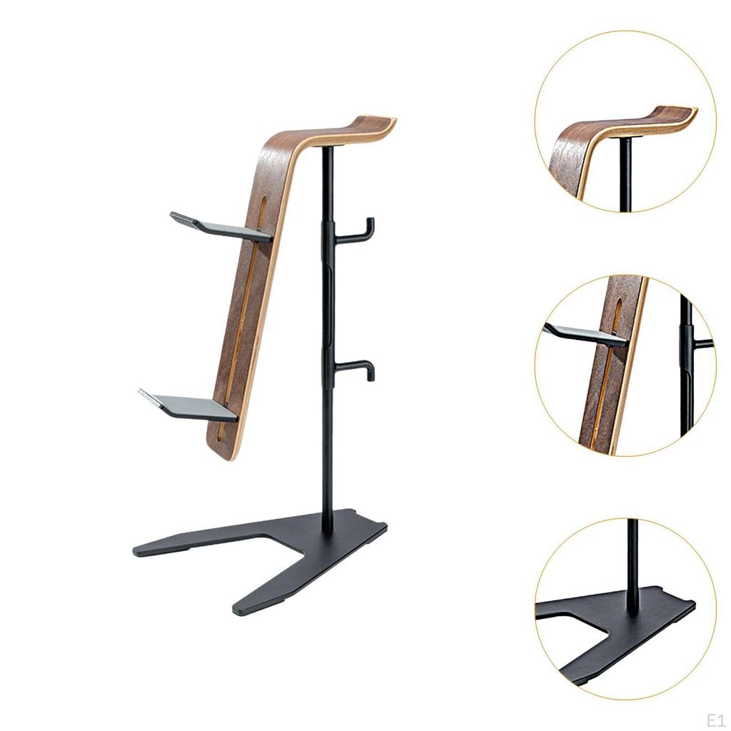 Game Controller Holder Headset Stand Gaming Accessories Dad Gift Stable Tabletop 2 Tiers Headphone