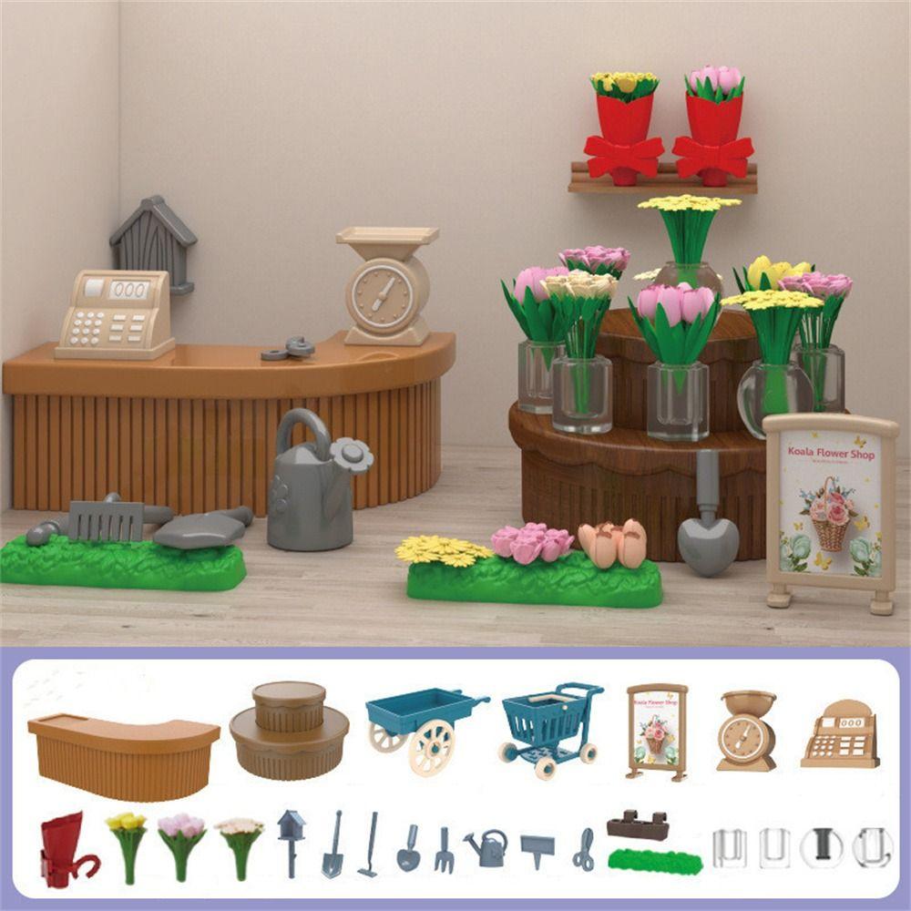 Micro Model Dollhouse Furniture Bedroom Living Mini Furniture Toys Miniature Furniture  Girl Gift
