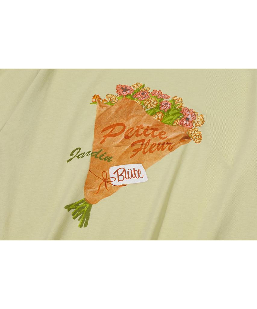 CPGN STUDIO Dtp Petit Flower Short Sleeve T-Shirt Olive