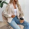 Women's Lace,trimmed Long,sleeved Baseball Collar Jacket/coat