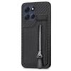 For Motorola Moto G86 5G Case Leather Phone Back Cover with Zipper Card Holder Kickstand