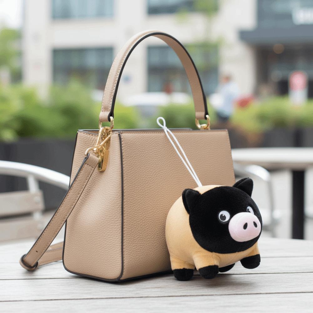 Collection Miniature Pig Plush Keychain Soft Pig Doll Throw Pillow  Children Gift