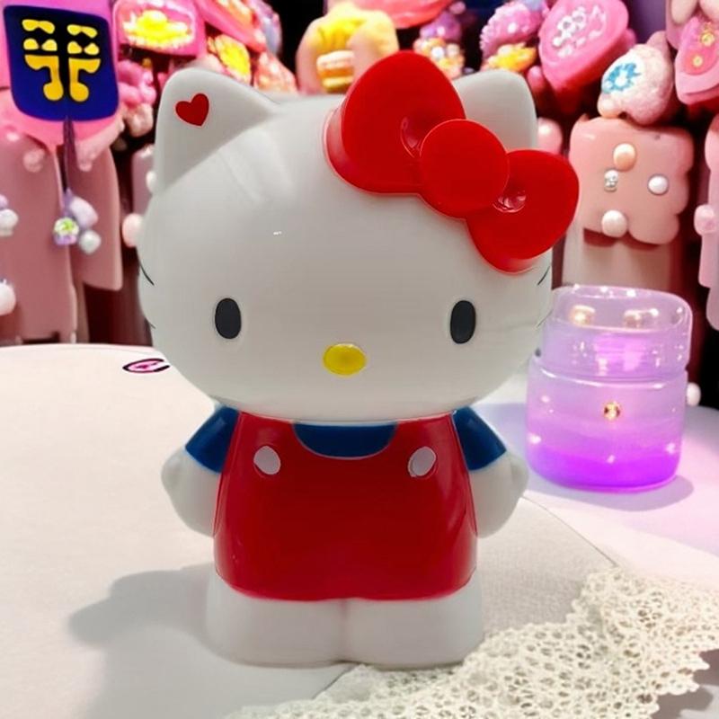 Sanrio Hello Kitty My Melody Pen Holder Cartoon Stationery Makeup Brush Organizer Desktop Decoration Christmas Ornament Gifts