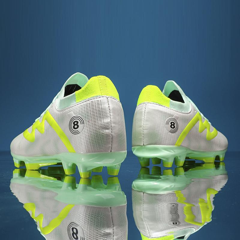 Pánské kopačky dlouhé bodce Vysoké kotníkové kopačky AG Dětské Venkovní kopačky na trávu Kopačky Tréninkové Sportovní Kopačky