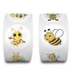 Cartoon Bee Stickers (500/Roll) for Kids' Reward & Creative Journaling