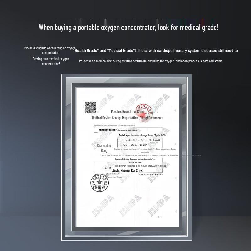 Yuwell Portable Medical Oxygen Concentrator Spirit-6