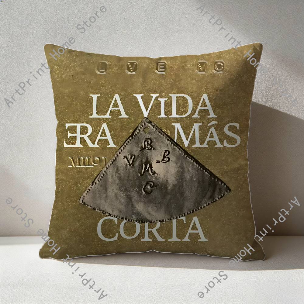 MMilo J Pillow Cases for Bedroom Living Room Sofa Home Decor Polyester Cushion Cover with Zipper