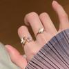 2024 Unique Mother-of-Pearl Butterfly Enamel Ring: Stylish, Versatile Decorative Piece for Women