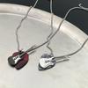Punk Guitar Pick Pendant Necklace Titanium Steel Electric Guitar Sweater Chain  Boys