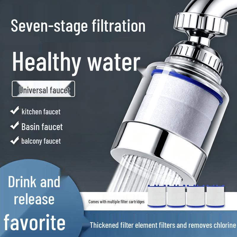 Kitchen Faucet Water Filter and Anti-Splash Sprayer
