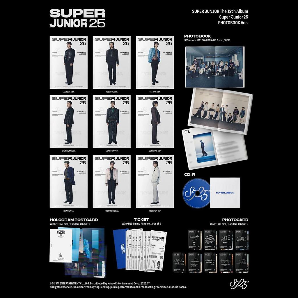 Super Junior [Super Junior25] Fotokniha Ver.