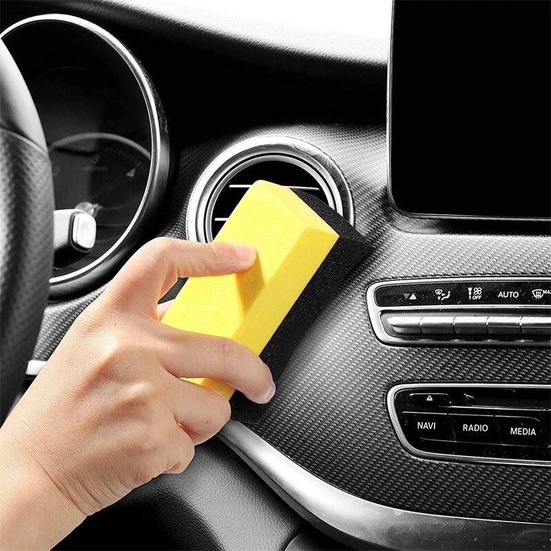 Tire Polishing Wax Sponge Detail Applicator Sponge Tire Cleaning and Wiping Cleaning Tool