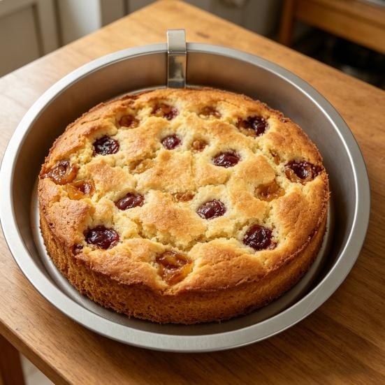 Non-Stick Round Stainless Steel Baking Pan 9-Inch Cake Mold with Metal Spatula Heat-Resistant Essential Kitchen Tool for Pizza Pie Cheesecake