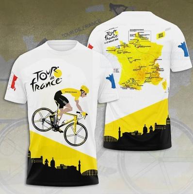 Tour De France 2026 Racing 3D All Over Printed T-Shirt