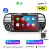 Android 13 Wireless CarPlay for Apple 2Din Auto Radio for FIAT 500 Abarth 2007 2008 2009-2015 Multimedia Screen Stereo GPS BT