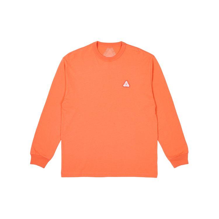 Palace Sofar Long-Sleeve Coral Unisex Tops Orange P25LS004 L