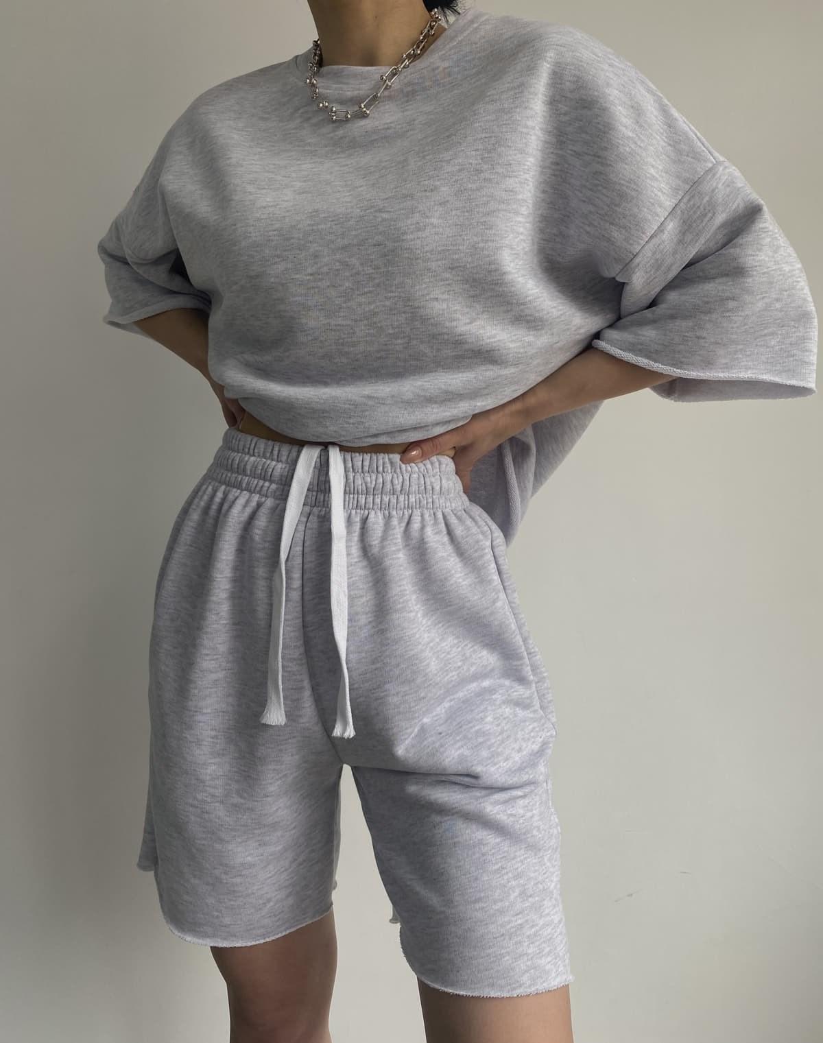 

MCLLCTN Gama Oversize Комплект футболок с шортами Carmelange M