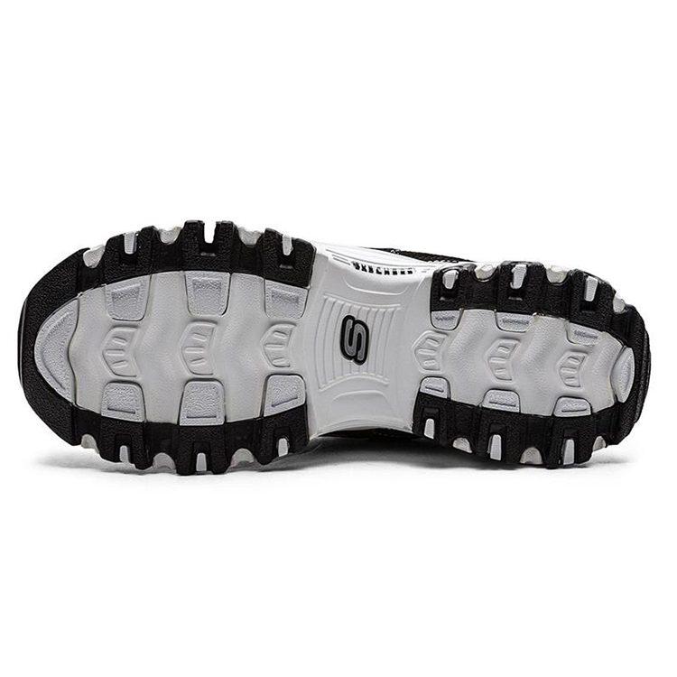 Skechers D Lites Low Top Daddy Shoes Black Women's 99999720-BKW