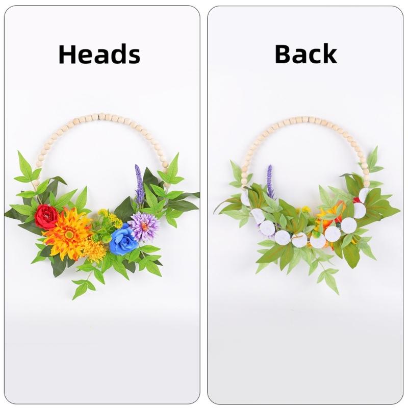 Front Door Wreath for Wall Garden Wedding Party Indoor and Outdoor Decorations