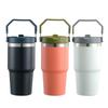 30oz Portable Insulated Stainless Steel Car Cup for Cold Storage