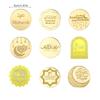 5pcs/10pcs Eid Mubarak Ramadan Kareem Acrylic Cupcake Toppers Mirror Gold Cake Topper Ramadan Mubarak Party DIY Decorations Supp