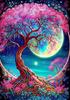 Ob_L_49 - Diamond Painting - 30X40 - Natura, Drzewo