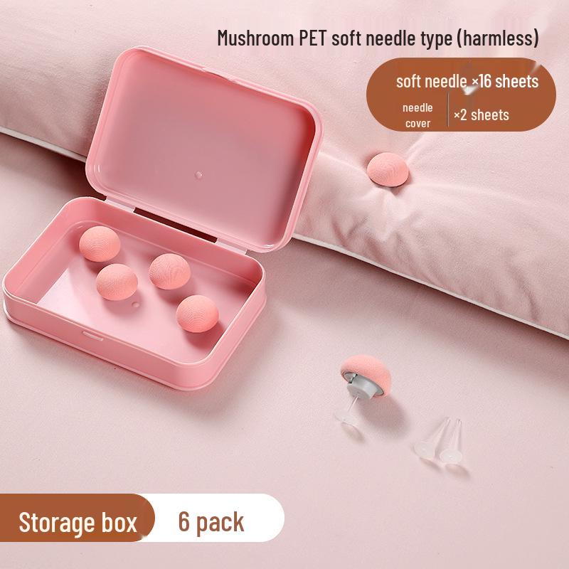 Suport detașabil pentru pilotă cu ciuperci: Prietenos cu pielea, fără urme, antiderapant pentru pilote groase și subțiri. Ideal pentru Cămine Studențești.