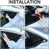 For Honda Civic Hatchback   Car Rear Window Quarter Louver Shutter Cover Side Vent Trim Sticker ABS Exterior Accessories