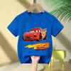 Cars Summer 2026 T-Shirt Lightning McQueen Short Sleeve for Boys and Girls Combinable with Everything