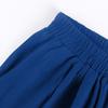 Women's Fashion Color Pants Pocket Button Up Capris Loose Elastic Waist Cotton Linen Shorts