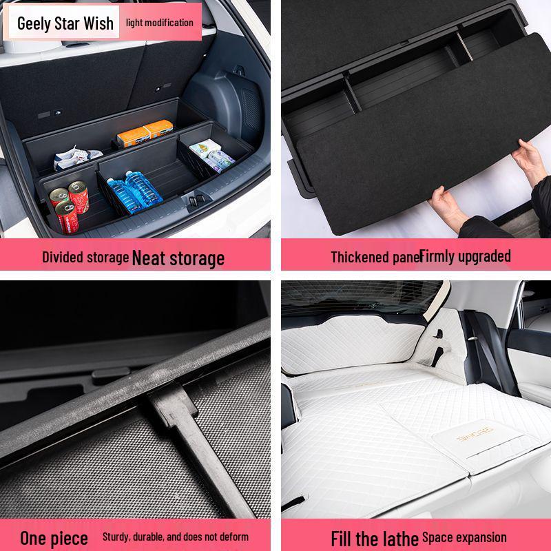Geely Vision Trunk Accessory Pad: Magic Box Upgrade & Concealed Storage Solution