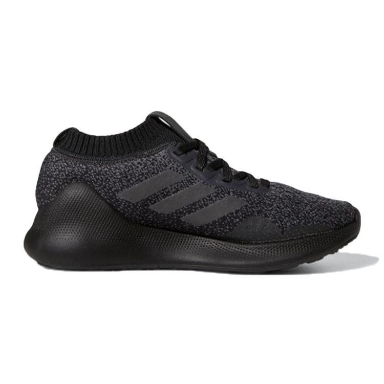 (GS) Adidas Purebounce J Knitted Low Tops Casual Black Kids' B76071
