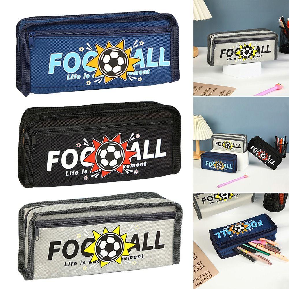 

Органайзер для канцелярских принадлежностей большой емкости, холщовый чехол для ручек, прочный пенал