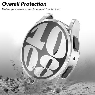 Case for Samsung Galaxy Watch 4 5 6 7 40mm 44mm Protector Soft Cover Silicone TPU Bumper Screen Protection Full Accessories