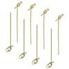 100pcs 9/12cm Bamboo Food Picks Buffet Cupcake Fruit Fork Party Cake Dessert Salad Vegetable Sticks Cocktail Toothpick Skewer