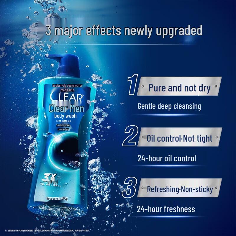 Clear Men Deep Sea Adventure Shower Gel