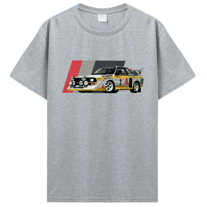 Sport S1 E2 Gruppe B Rallyeauto Stig Blomqvist Mikkola und Walter T-Shirt Casual T-Shirt Baumwolloberteile Herrenbekleidung Unisex T-Shirt