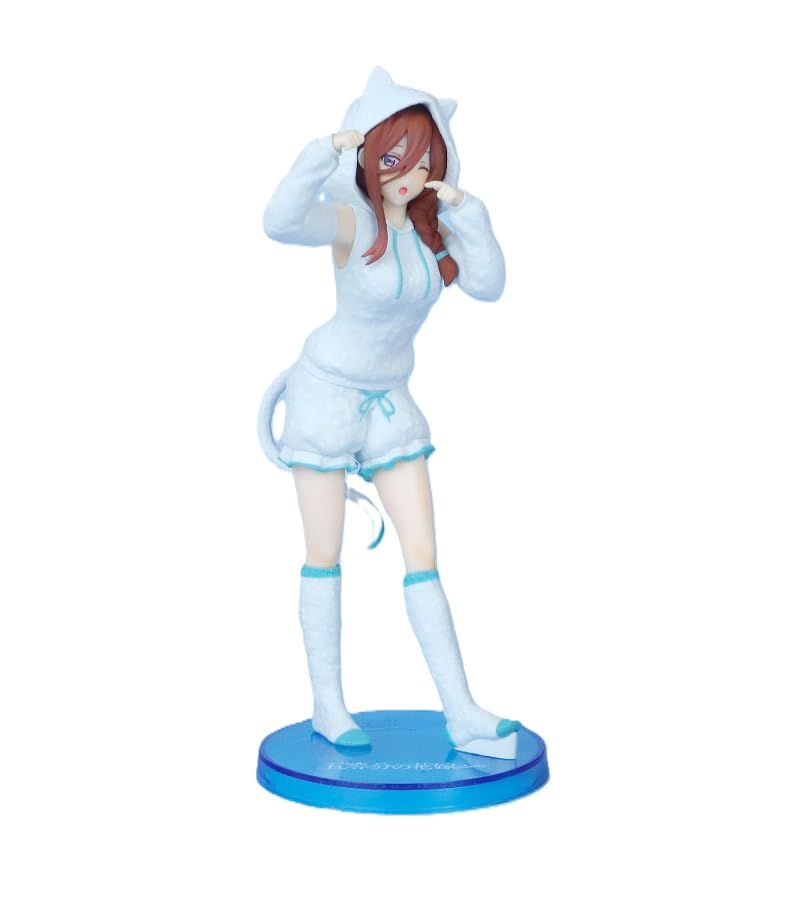 The Quintessential Quintuplets Nakano Miku Cat Ear Hoodie Figure