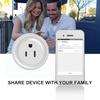WiFi Smart Socket US/EU Plug Time Control High Temperature Resistance Remote Timing Socket Power Adapter APP Remote Control