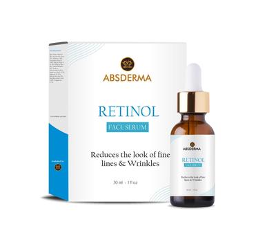 ABSDERMA Retinol Face Serum 30 ML | Anti-Aging & Skin Renewal Serum | Reduces Wrinkles, Fine Lines & Uneven Texture | Lightweight Daily Use Skin Ca