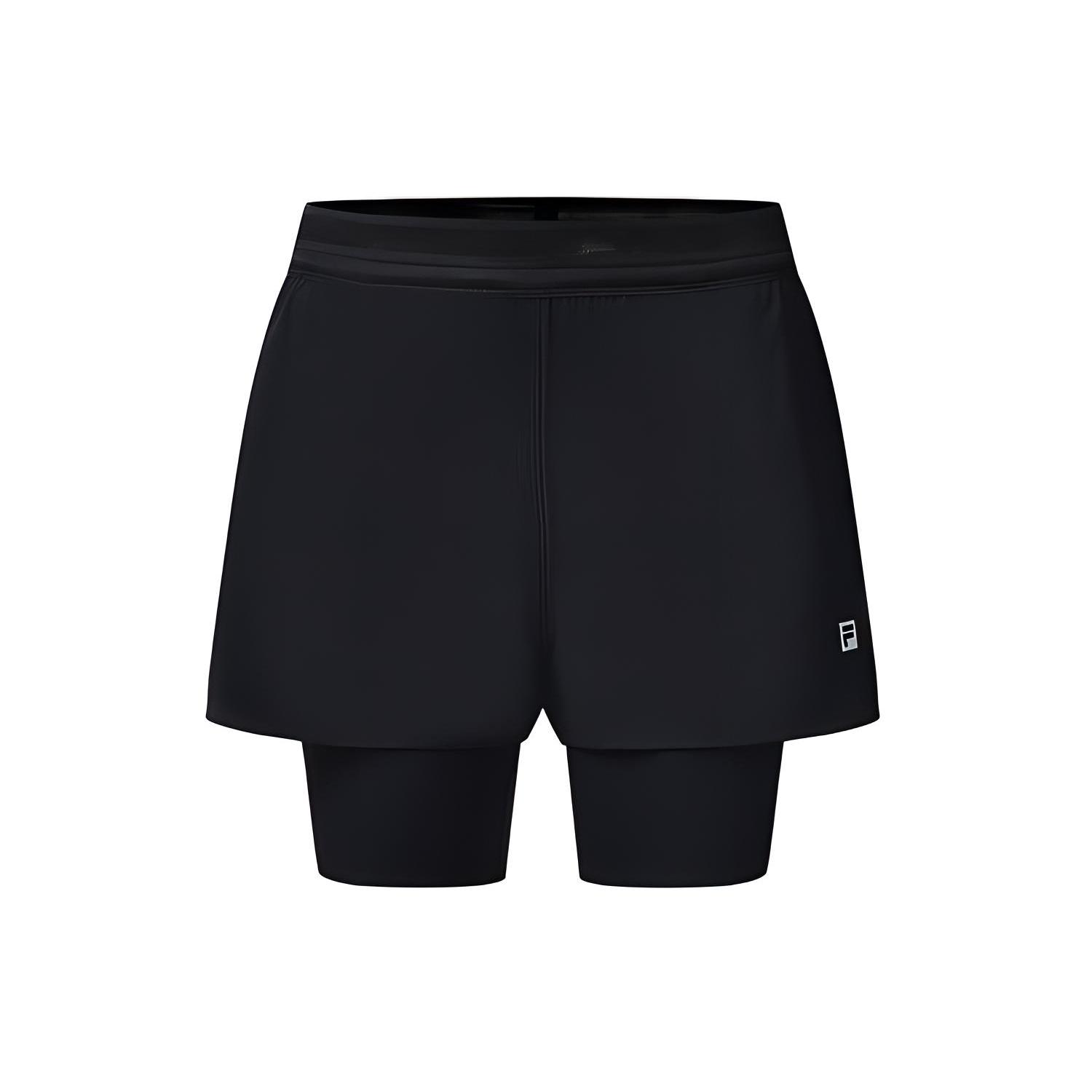 

New FILA Casual Shorts Women s Black A11W222802F-BK M
