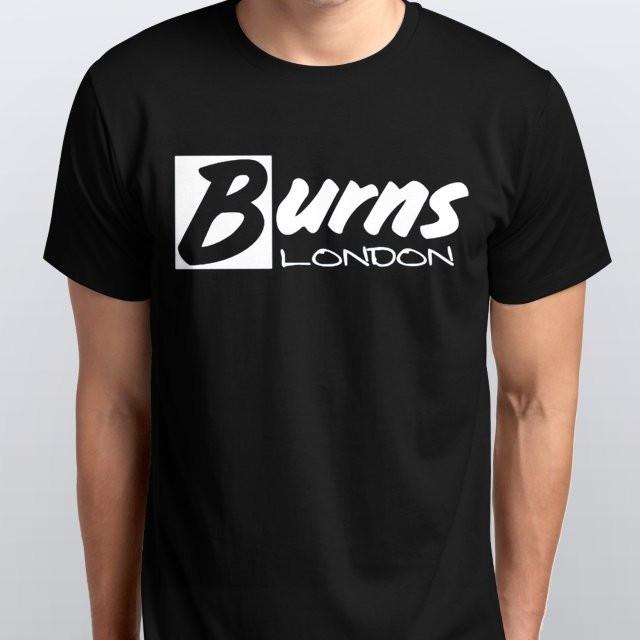 BURNS guitars new TSHIRT All sizes S M L XL XXL black white grey brown maroon S