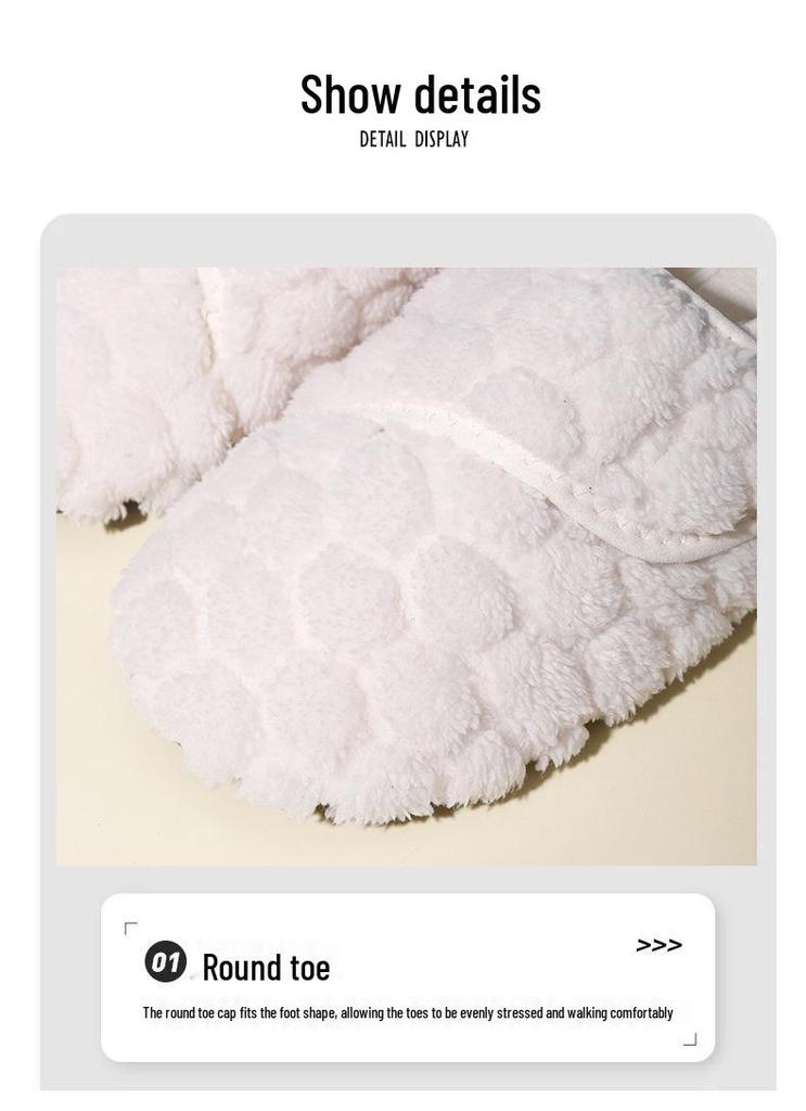 Unisex Velvet-Lined Cotton Shoes & Home Slippers, Sizes 20-47