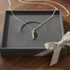 2 Pendants, Sentimental Gift, Necklace with Pendant, Hugging Figures for Parents,