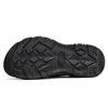 Summer Men’s Sandals Outdoor Sports Anti-collision Men's Shoes Soft Rubber Lightweight Hiking Shoes Flat Black Flip-flops