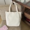 Large Capacity Canvas Bag Student Class Commuter Tote Bag