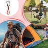 10PCS Heavy Duty BungeeCord Elastic Tie Strap String Carabiner Hooks Kayak Cycling Luggage Packing Ropes Camping Accessories