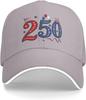250º Aniversário da Liberdade 1776 2026 Boné de Caminhoneiro comemorativo Boné de Poliéster Unissex