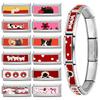 New Women's Gift Cute Rabbit Cat Dogs Italian Charms Links Beads Fit 9mm Stainless Steel Modular Modular Bracelet Jewelry